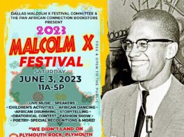 Malcolm X festival poster
