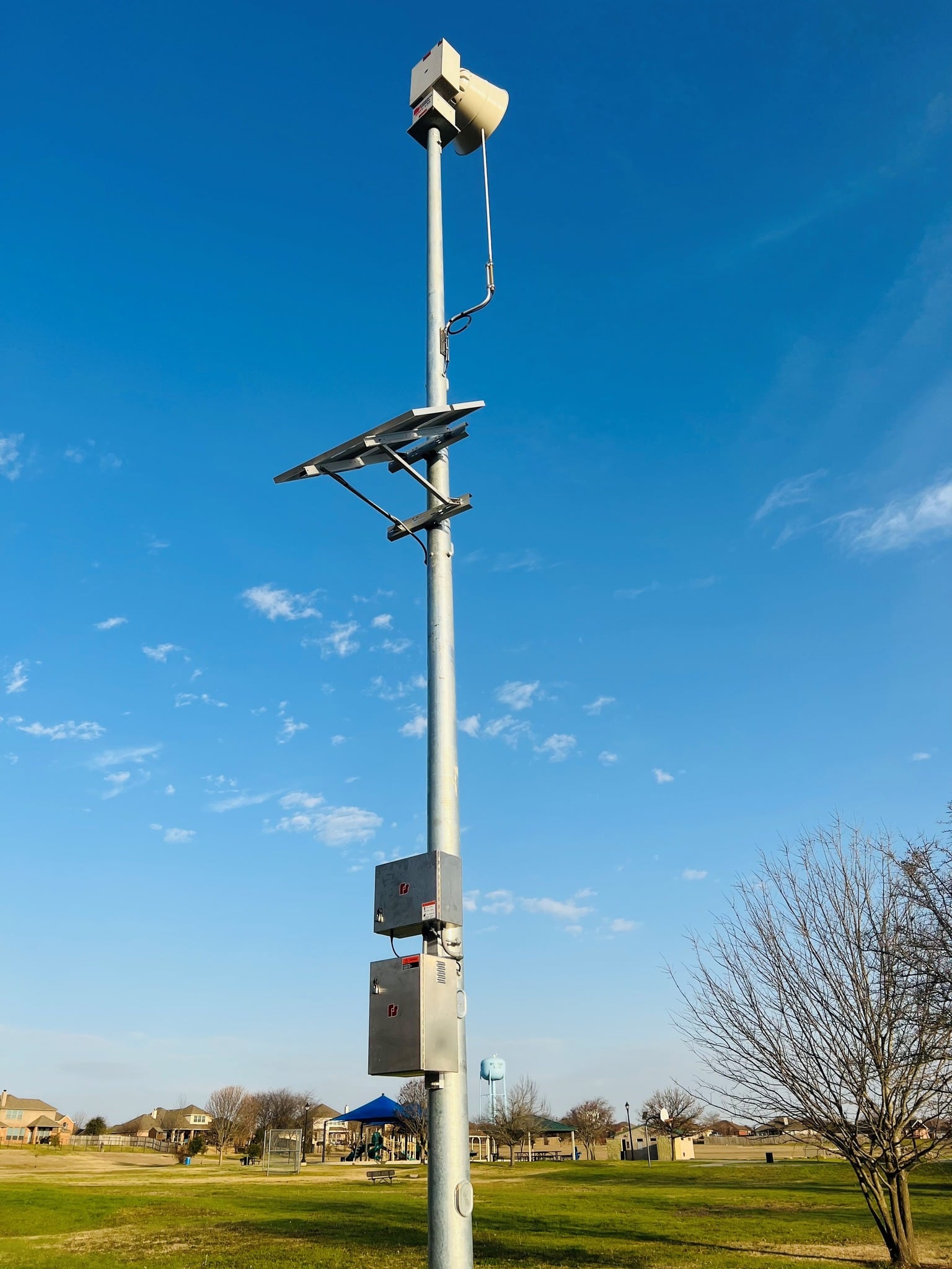 outdoor warning siren