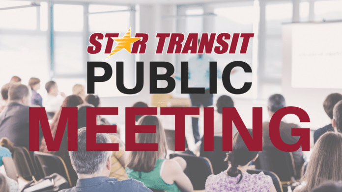 Star Transit public meeting text