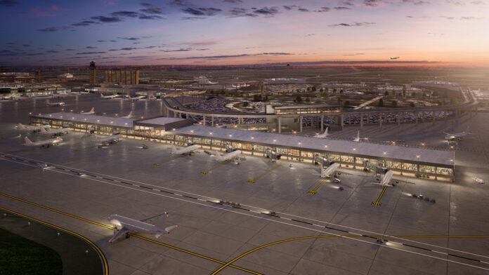 DFW airport Terminal F rendering