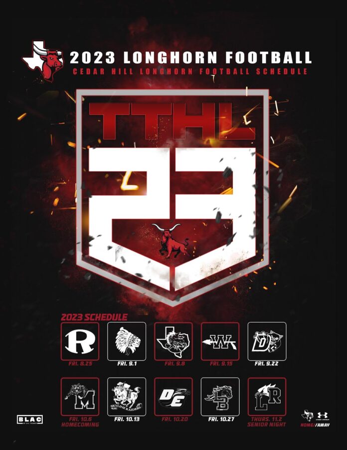 2023 Cedar Hill football schedule