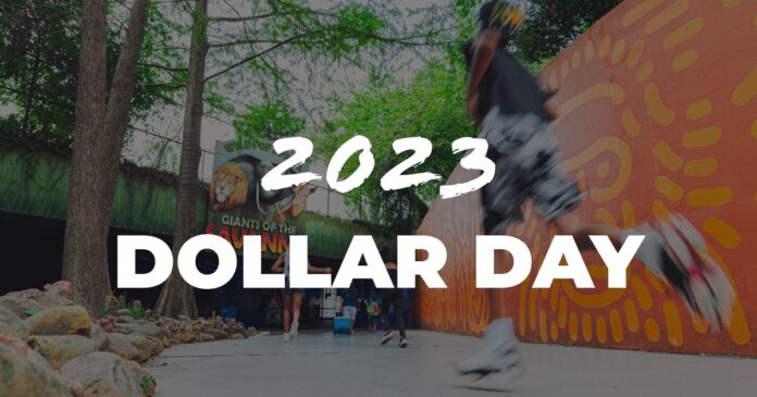 2023 Dallas Zoo Dollar Day graphic