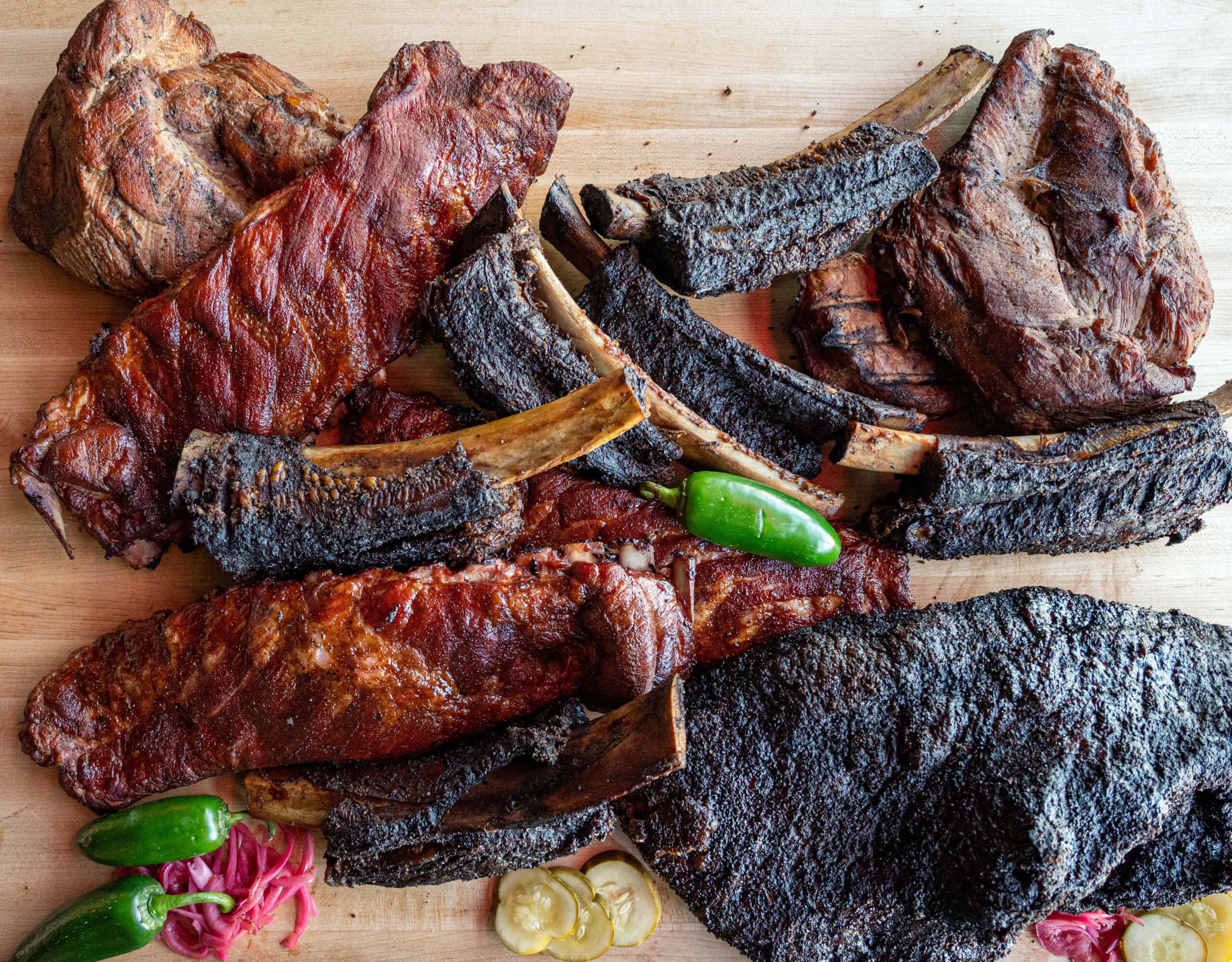 Ribs, brisket BBQ