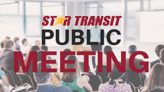 STAR Transit Public Meeting Graphic