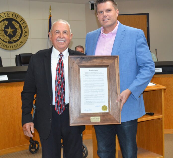 Wayne Sibley with Justin Coffman