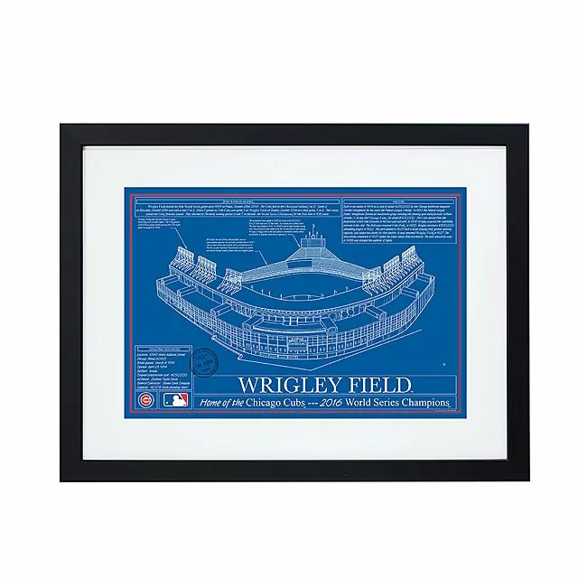 wrigley field blueprint