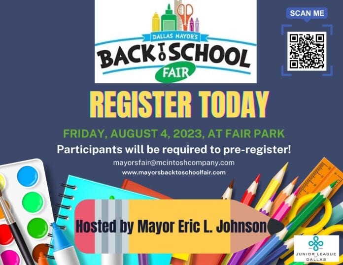 dallas back to school bash flyer