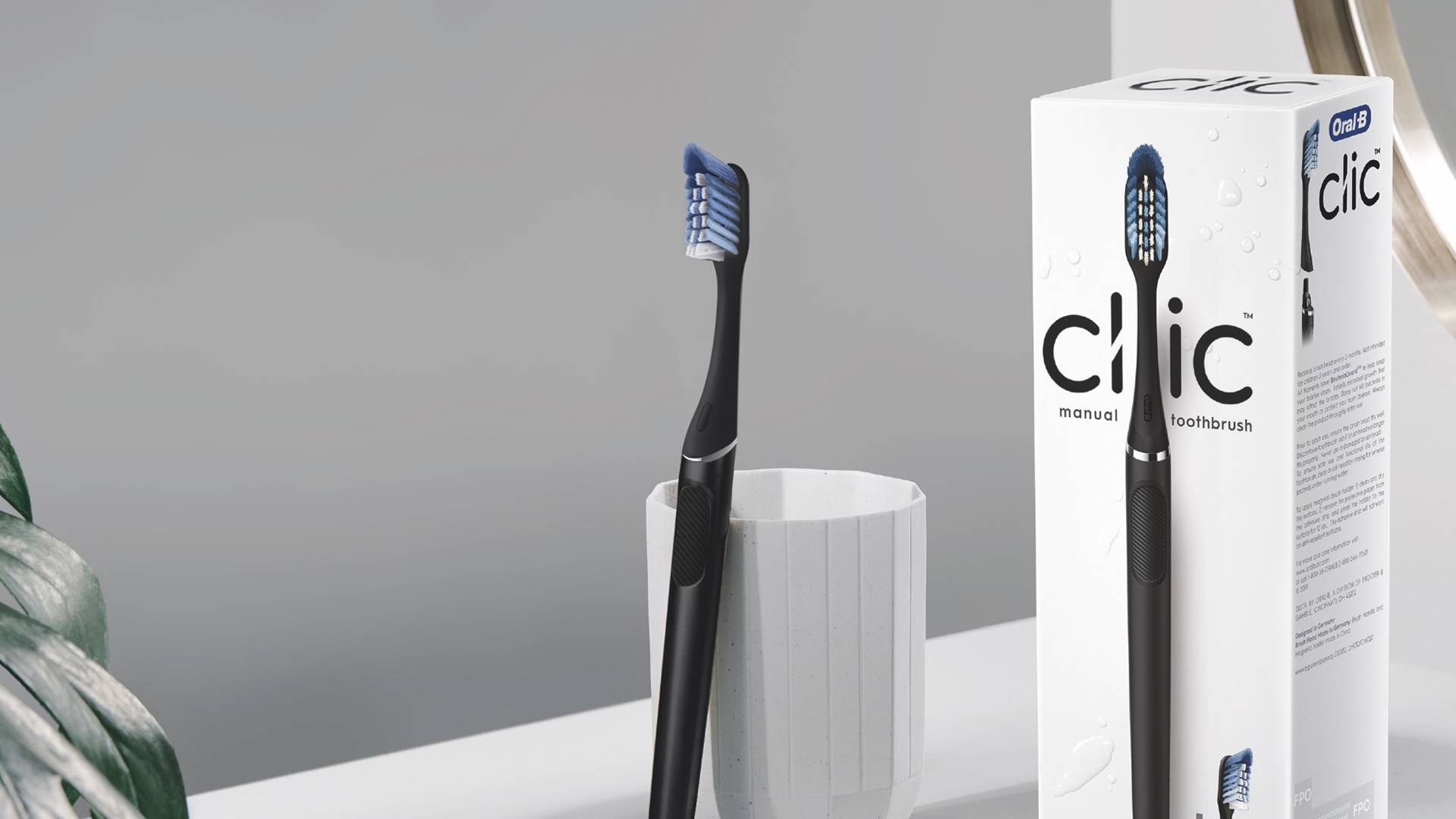 Oral B click toothbrush