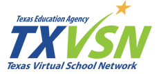 texas virtual school network logo