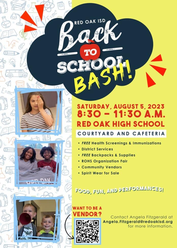 Red Oak ISD back to school bash