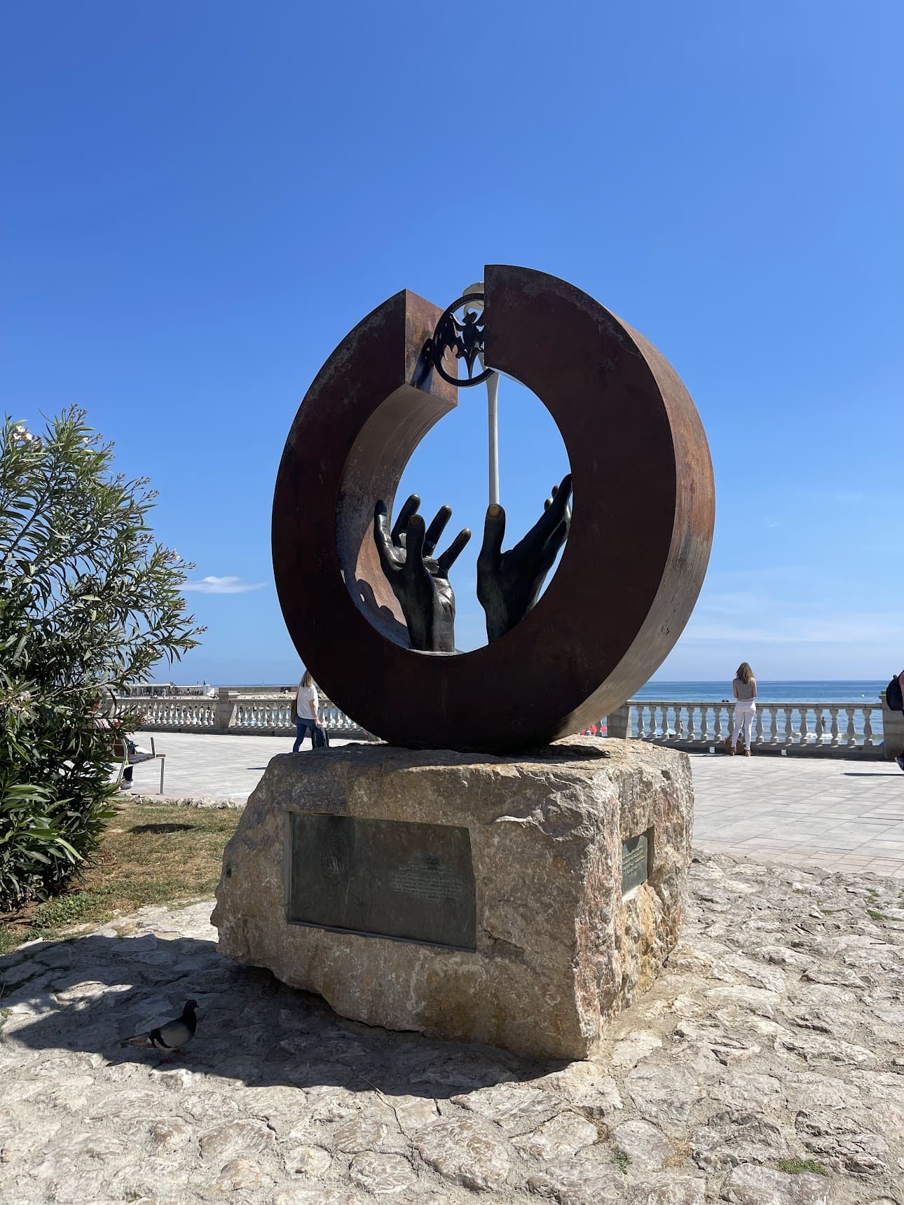 Bacardi Monument in Sitges, Spain