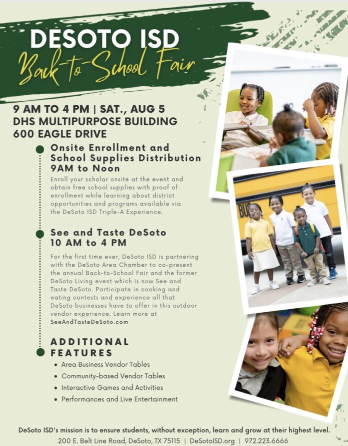 Back to school Fair flyer