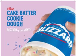 Cake Batter Cookie blizzard