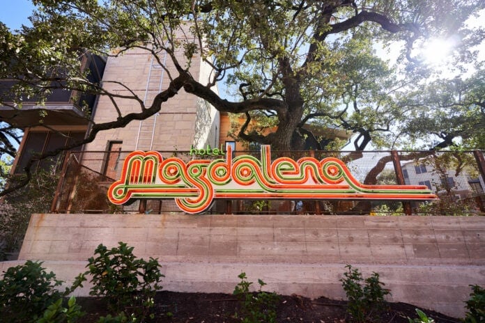 Hotel Magdalena sign