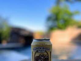 Can of Ranch Rider pineapple ranch water