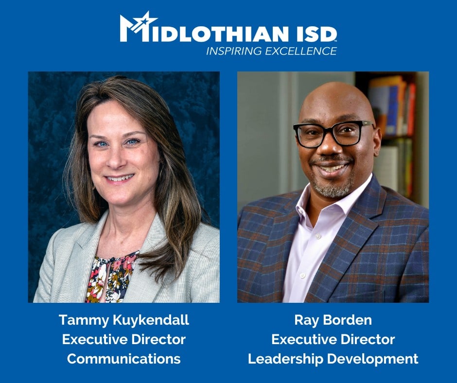 Headshots of Tammy Kuykendall and Ray Borden for MISD