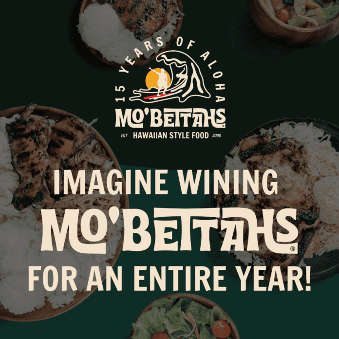 Mo Bettah's giveaway graphic