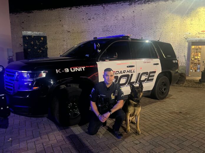 CH Police officer and K9
