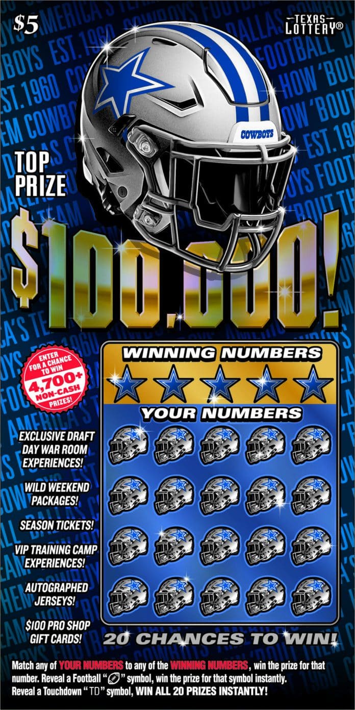 Cowboys lottery ticket