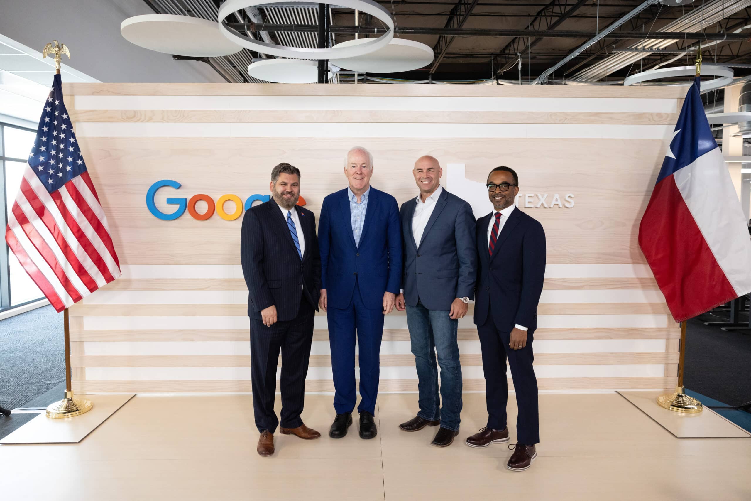 Senator Cornyn and Google officials