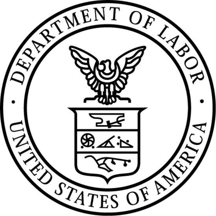 U.S. Department of Labor logo.