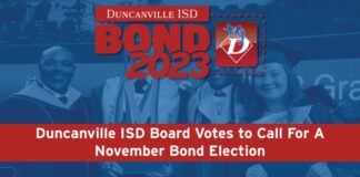 Duncanville ISD Voters to Consider a School Bond Election Duncanville ISD Bond graphic