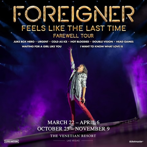 Foreigner feels like the last time poster