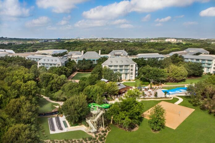 aerial view Hyatt Regency Hill Country