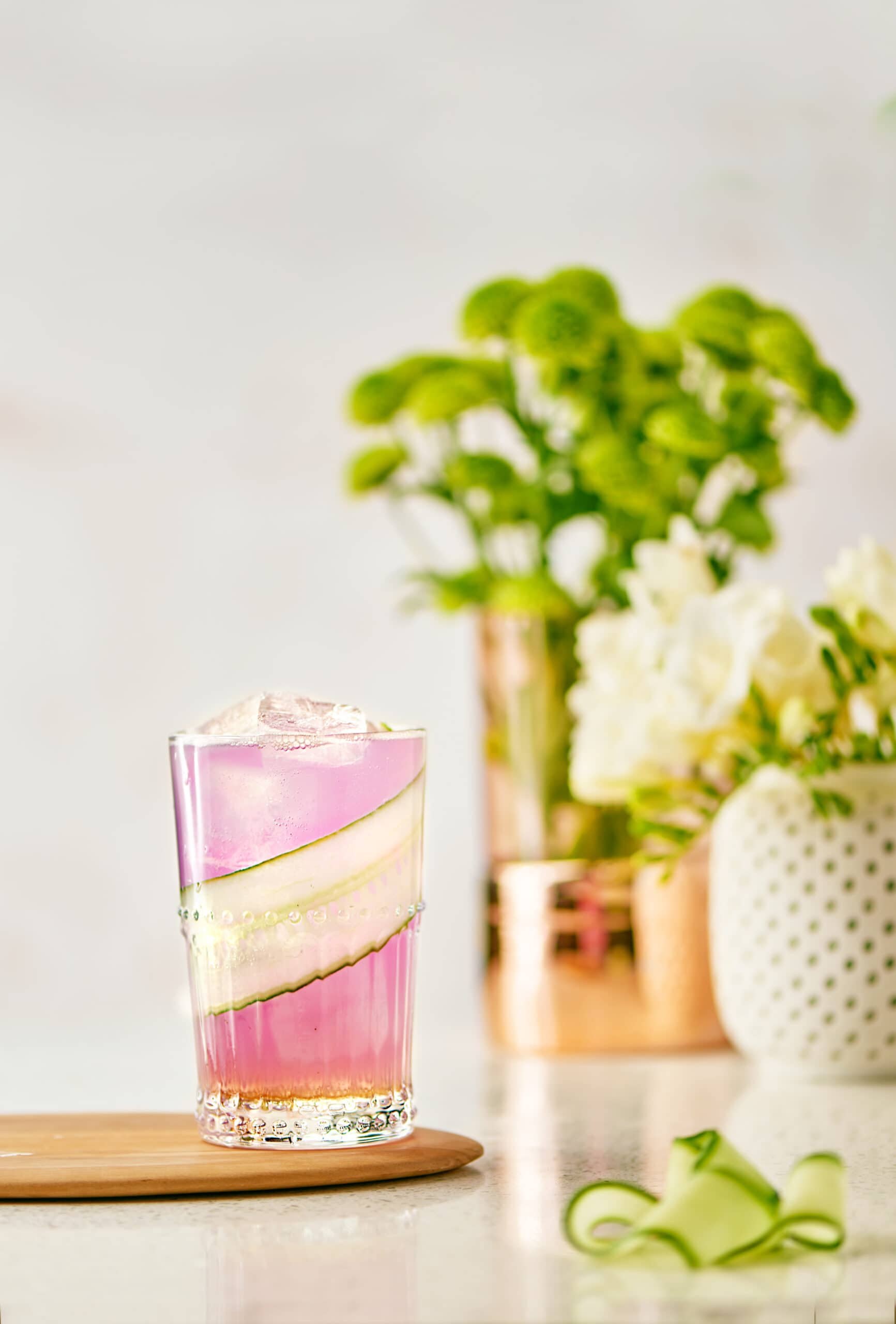 lavender colored cocktail