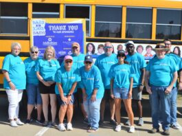 Manna House volunteers at Back to School Bash