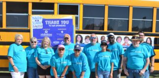 Manna House Shows Heart for Kids and Teachers at Back-to-School Bash Manna House volunteers at Back to School Bash