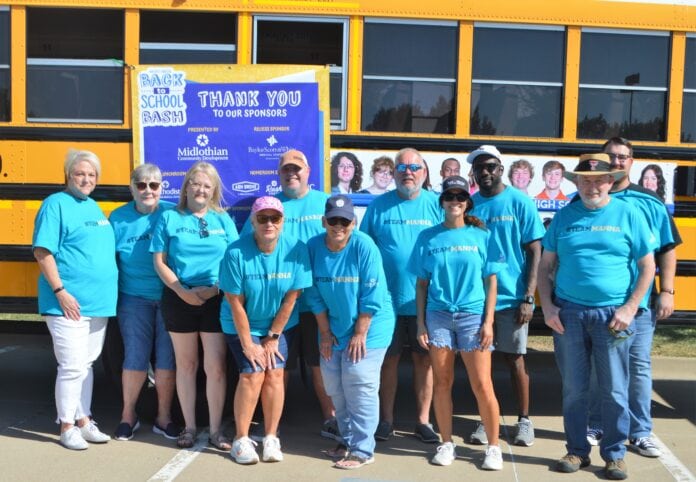 Manna House volunteers at Back to School Bash