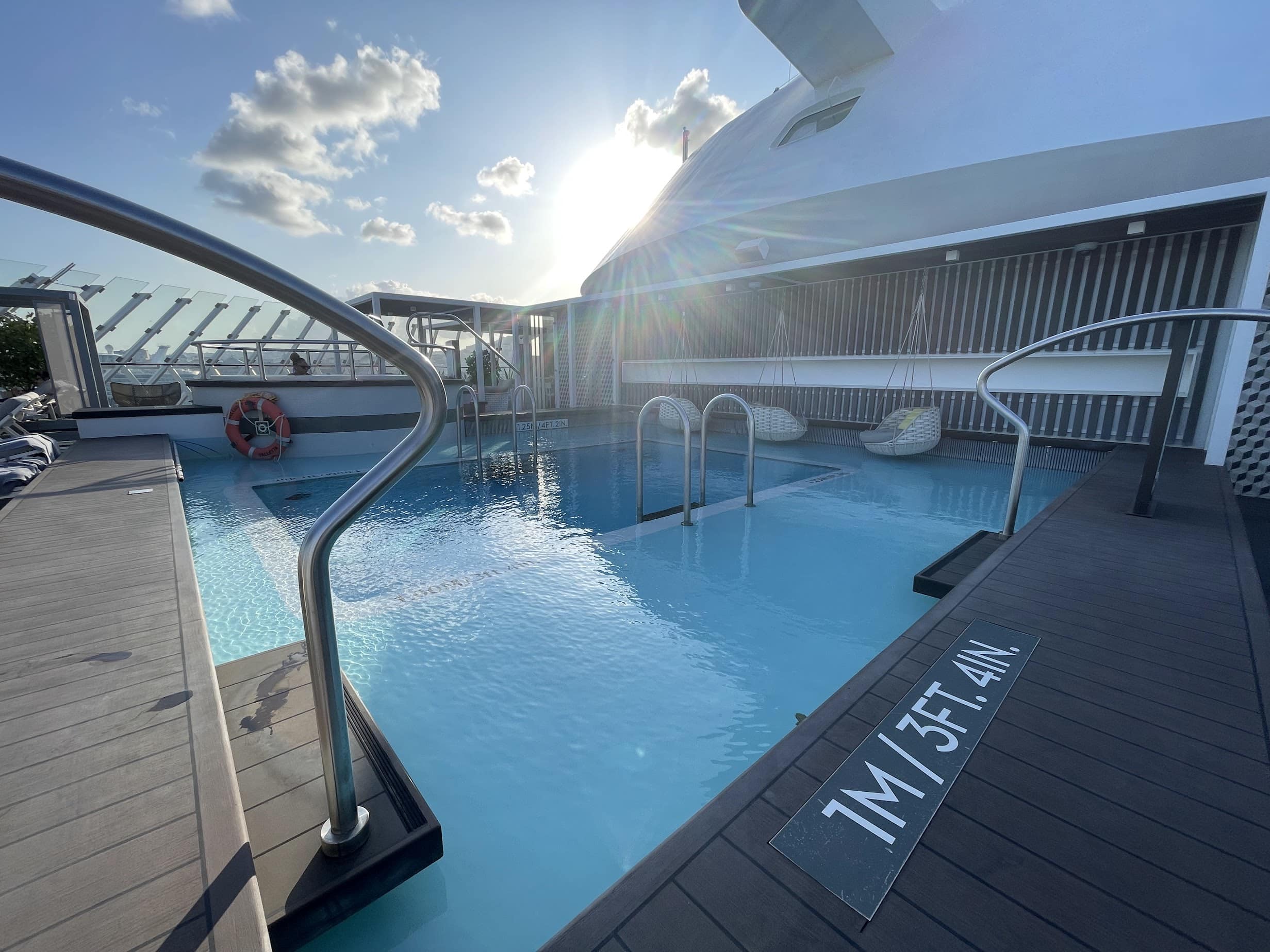 Pool on Celebrity Edge Retreat Sundeck