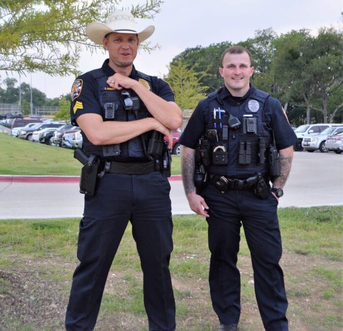 Sgt. Jordan and Officer Senad Deranjic Sgt. Jordan and Officer Senad Deranjic