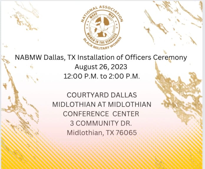 invitation NABMW officer ceremony
