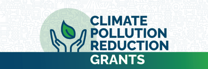 Climate pollution reduction grants graphic