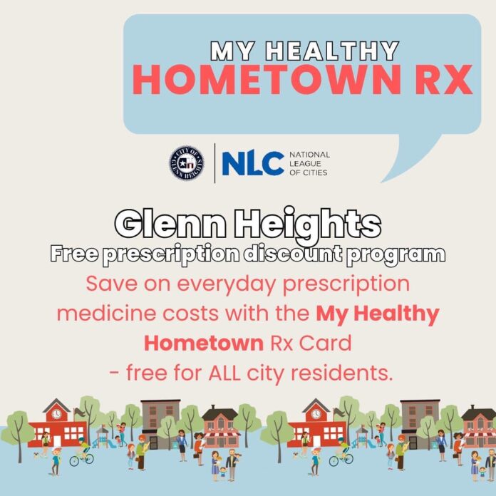 My Healthy Hometown Free Prescription Discount Program  graphic