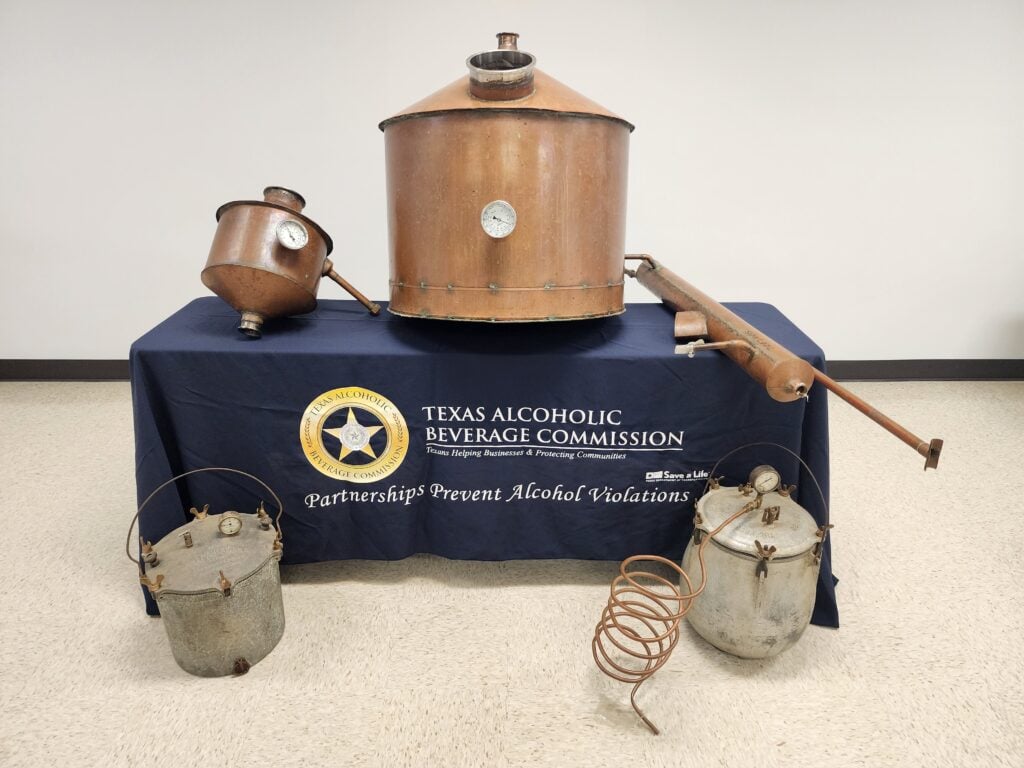 TABC agents seize illegal distillation equipment during Johnson County