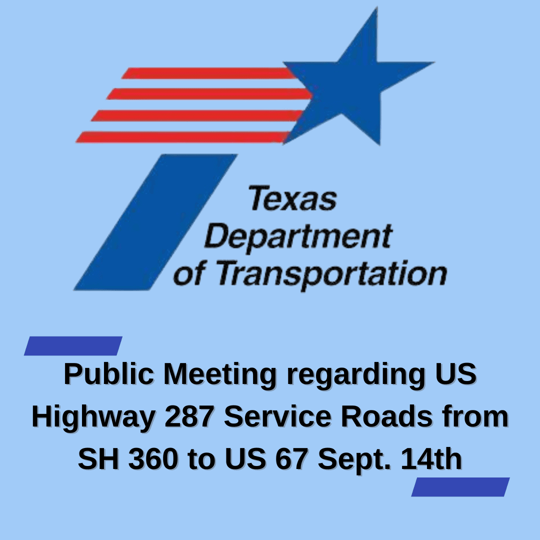 TXdot graphic for public meeting 9/14/23