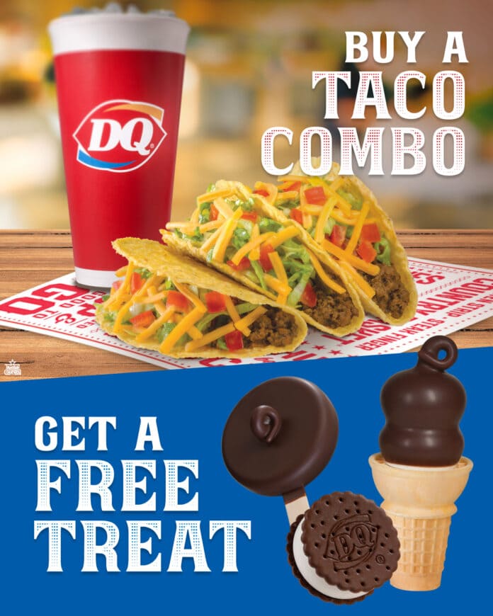 DQ Taco combo flyer