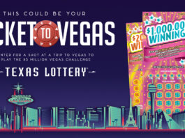 Texas Lottery ticket to Vegas graphic