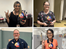 collage of four Cedar Hill ISD employees