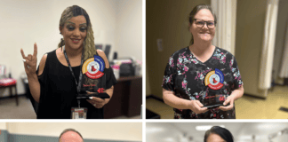 Four Cedar Hill ISD Employees Earn Leadership Recognition collage of four Cedar Hill ISD employees