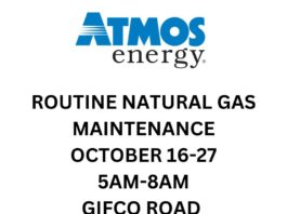 Atmos energy logo with text