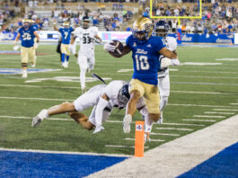 Tulsa University football player