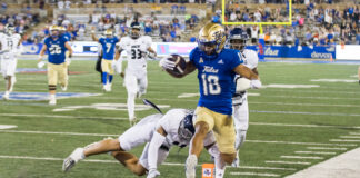 Kamdyn Benjamin’s Hard Work and Patience Propel His Success Tulsa University football player