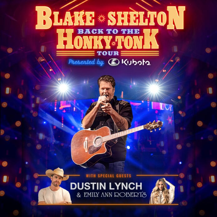 Blake Shelton tour poster