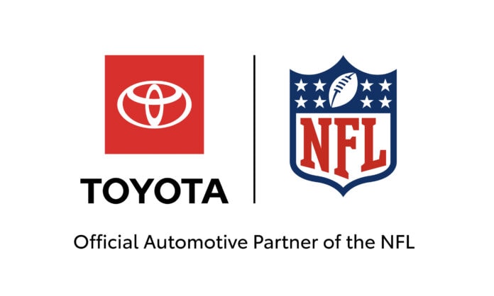 Toyota and NFL logos