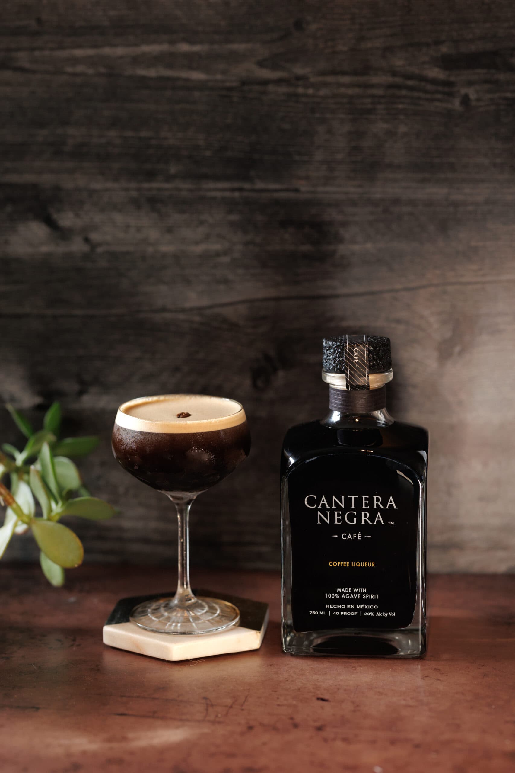 Cantera Negra Cafe tequila bottle
