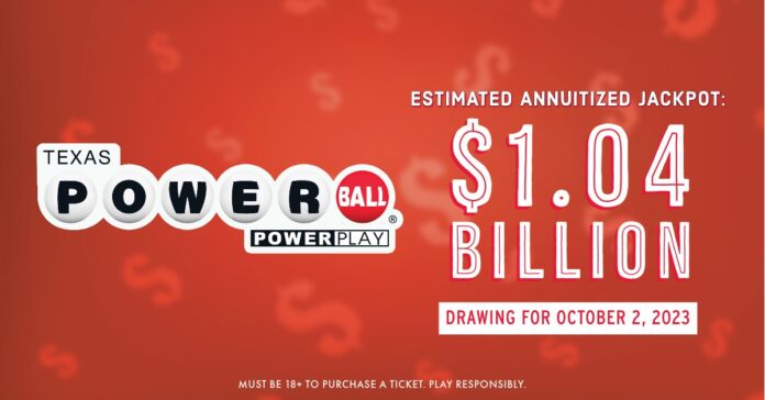 Powerball one billion graphic